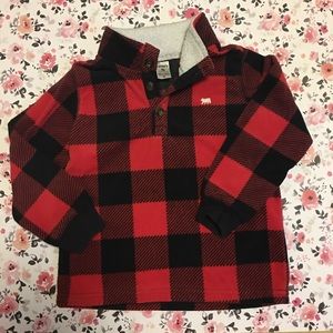 Carter’s Buffalo Plaid Fleece Pullover